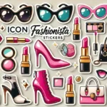 icon fashionista stickers