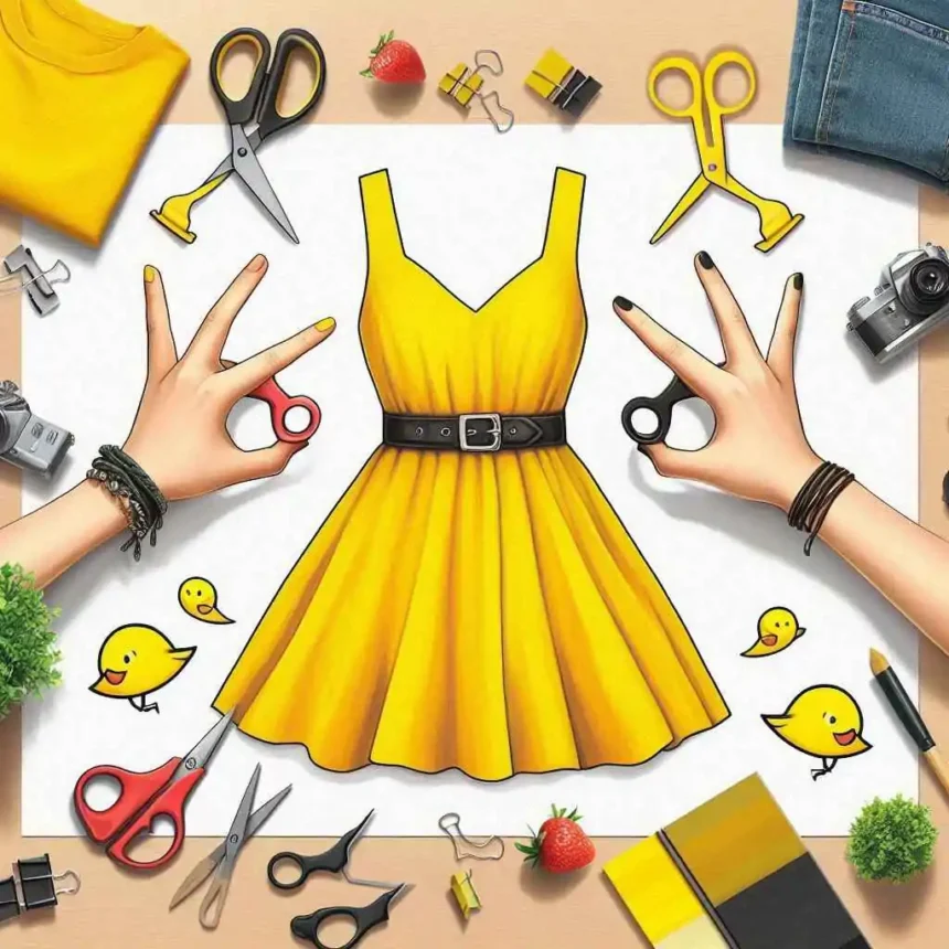 yellow dress rock paper scissors